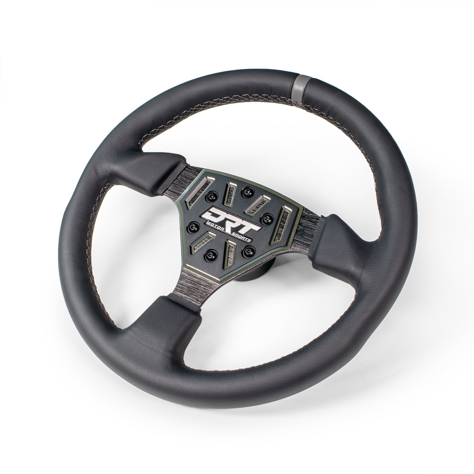 DRT 330mm Round Steering Wheel – Leather or Suede Dunes 2 Dezert SXS