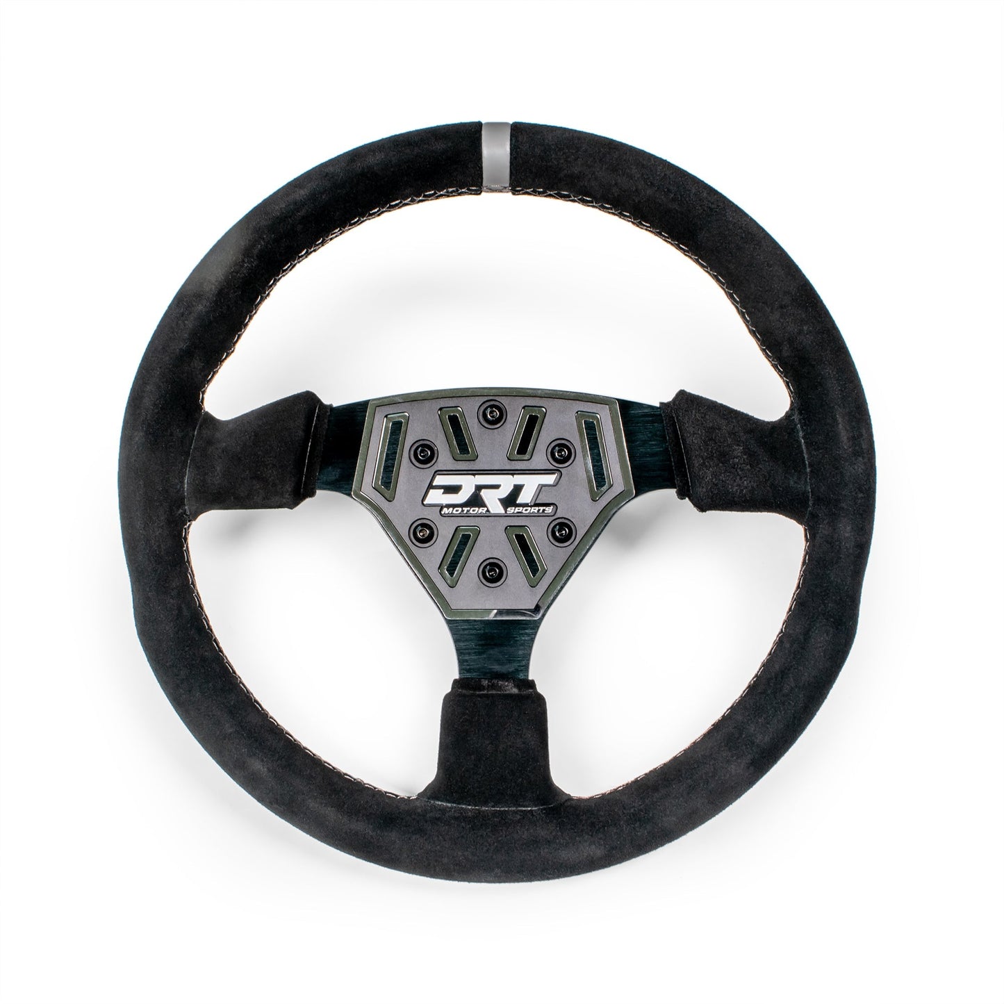DRT 330mm Round Steering Wheel – Leather or Suede Dunes 2 Dezert SXS