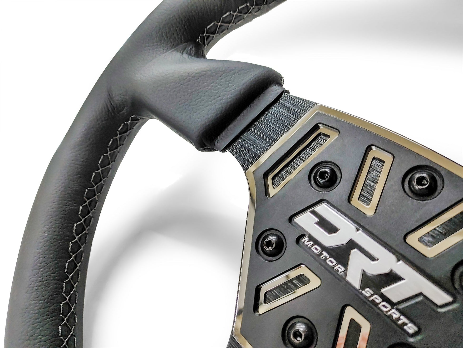 DRT 330mm Round Steering Wheel – Leather or Suede Dunes 2 Dezert SXS