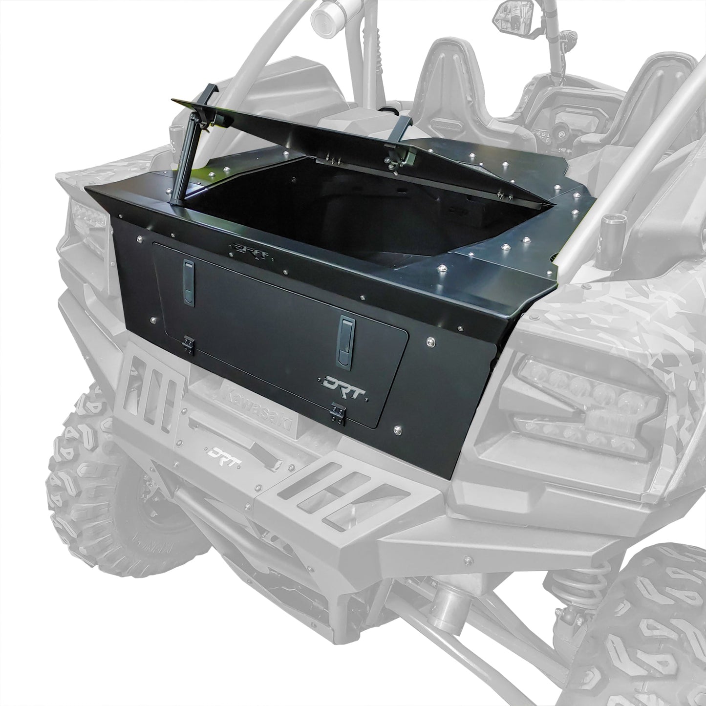 Kawasaki KRX 1000/4 HD Aluminum Storage/Trunk Enclosure Dunes 2 Dezert SXS