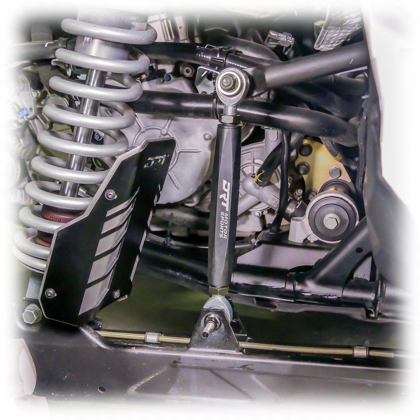 DRT RZR Polaris Pro XP Billet Aluminum Hex Bar Adjustable Sway Bar Link Kit, Rear (M10) Dunes 2 Dezert SXS