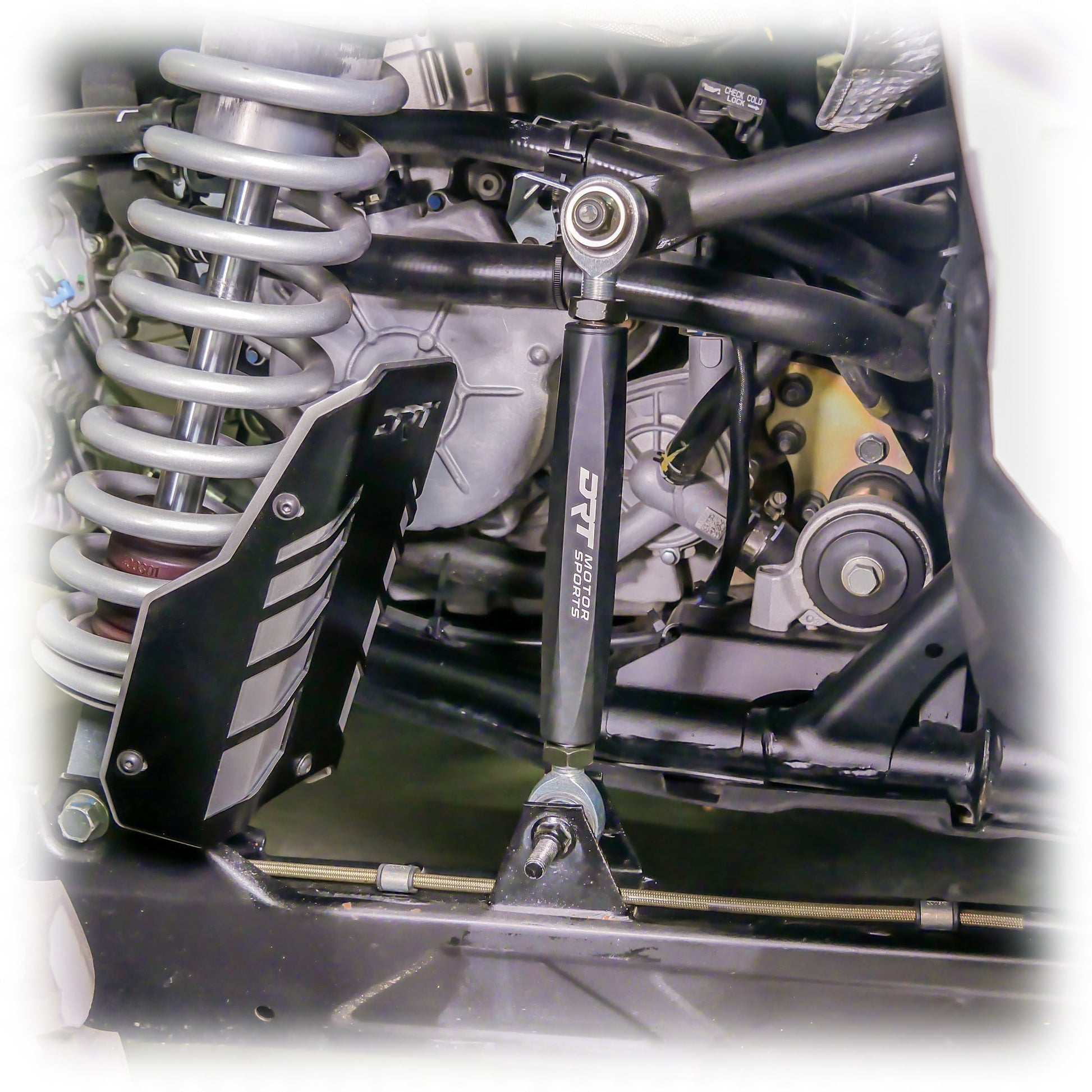 DRT RZR Polaris Pro XP Billet Aluminum Hex Bar Adjustable Sway Bar Link Kit, Rear (M10) Dunes 2 Dezert SXS