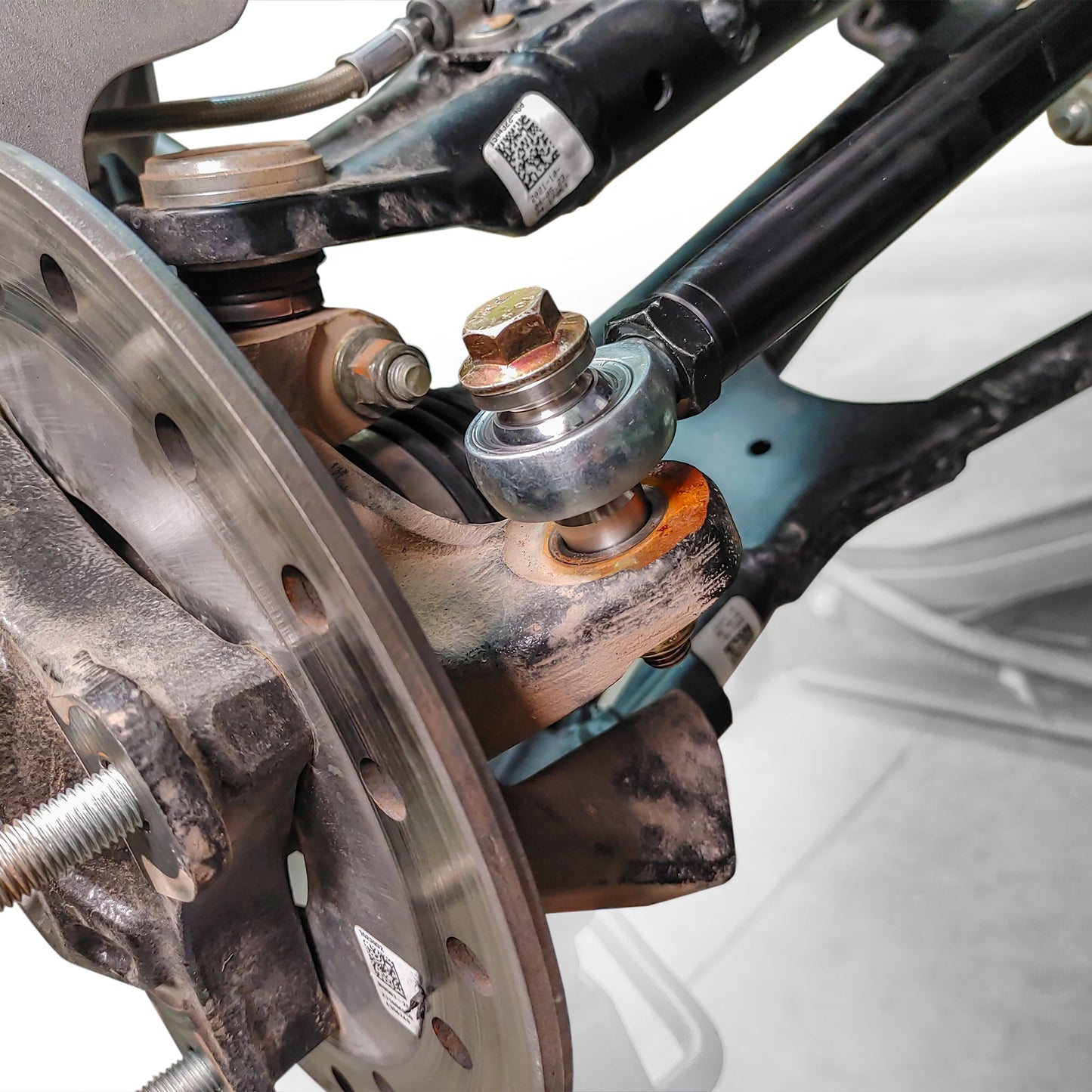 DRT Polaris RZR Turbo S/S4 HD Billet Aluminum Tie Rod Kit, (M16 Rack) Dunes 2 Dezert SXS