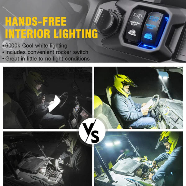 D2D 13" Lighted Rearview Mirror