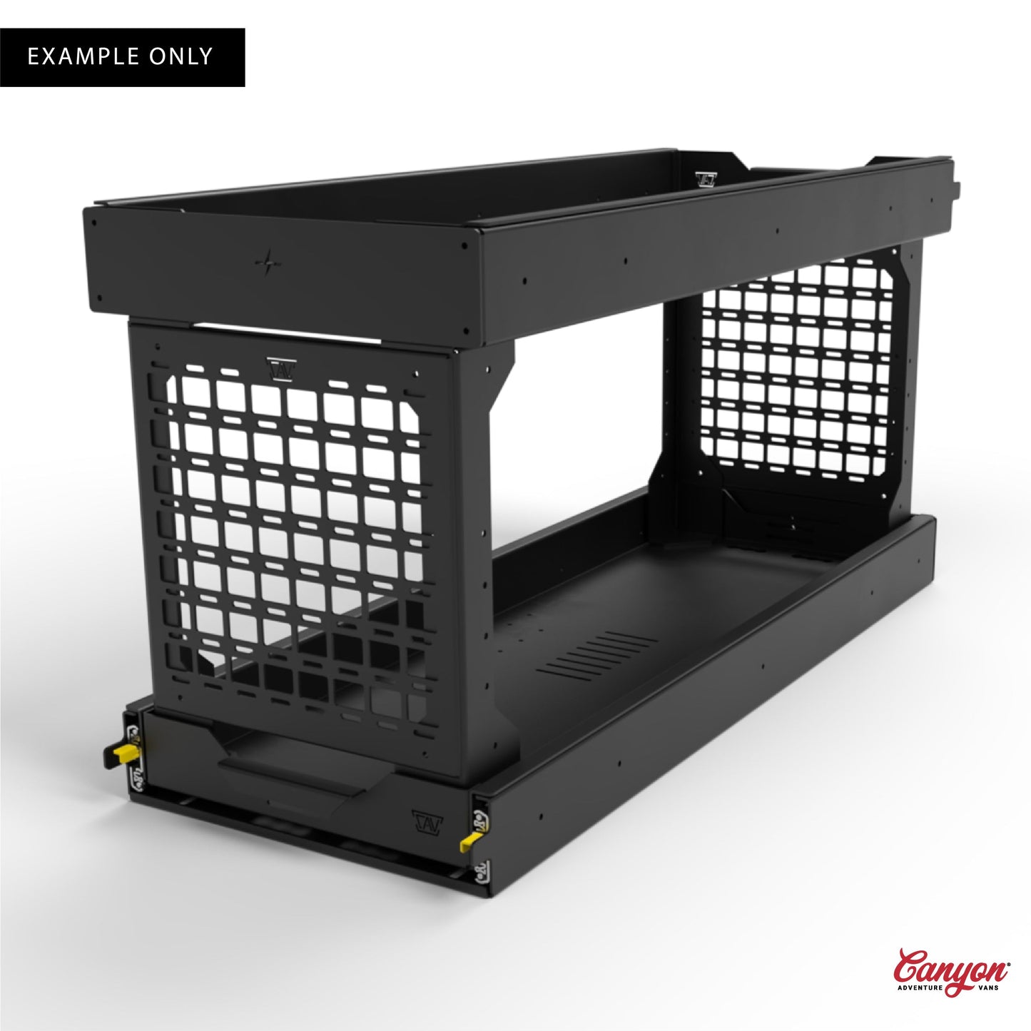 Cargo Tray System Pro - Molle Panel (End) Canyon Adventure Vans