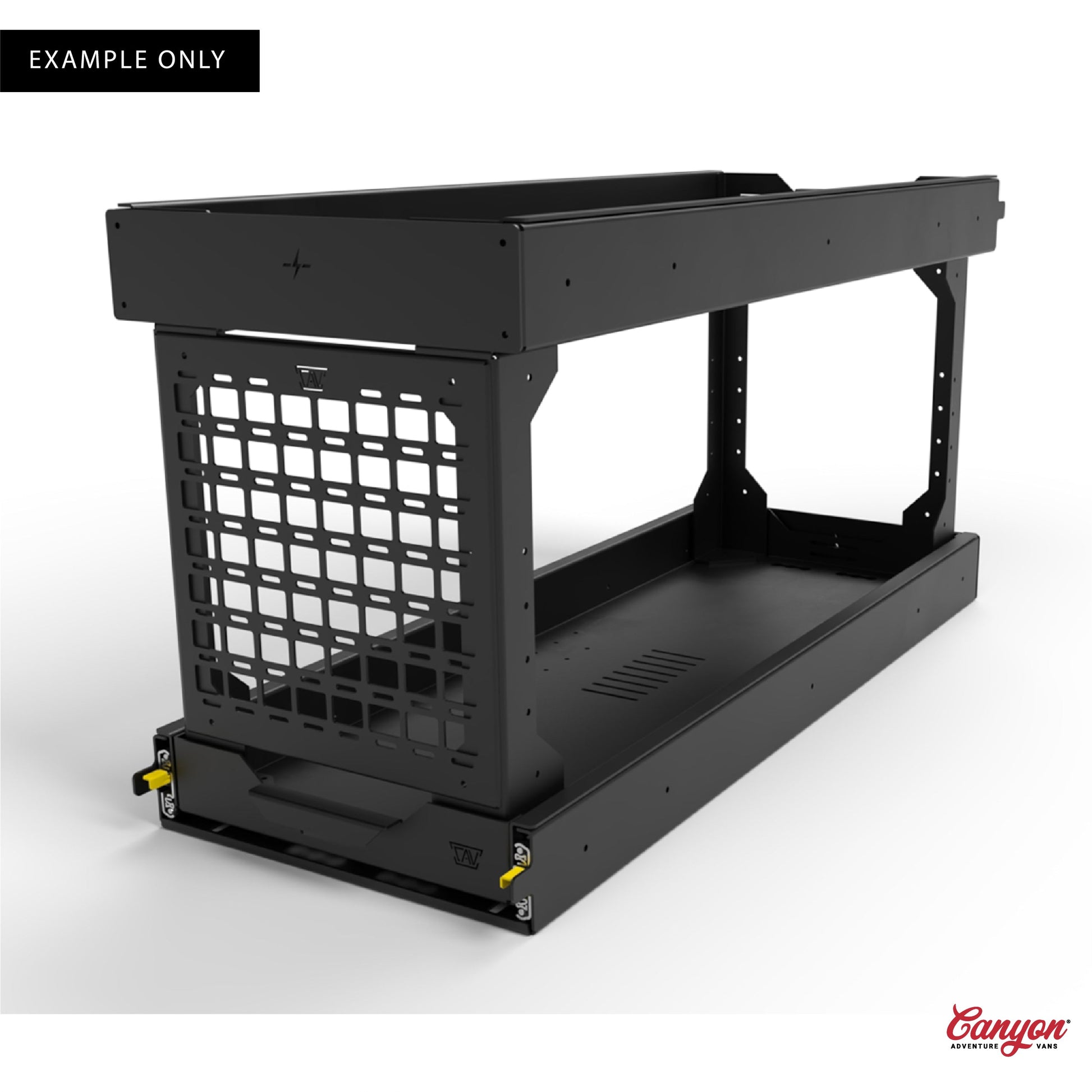 Cargo Tray System Pro - Molle Panel (End) Canyon Adventure Vans