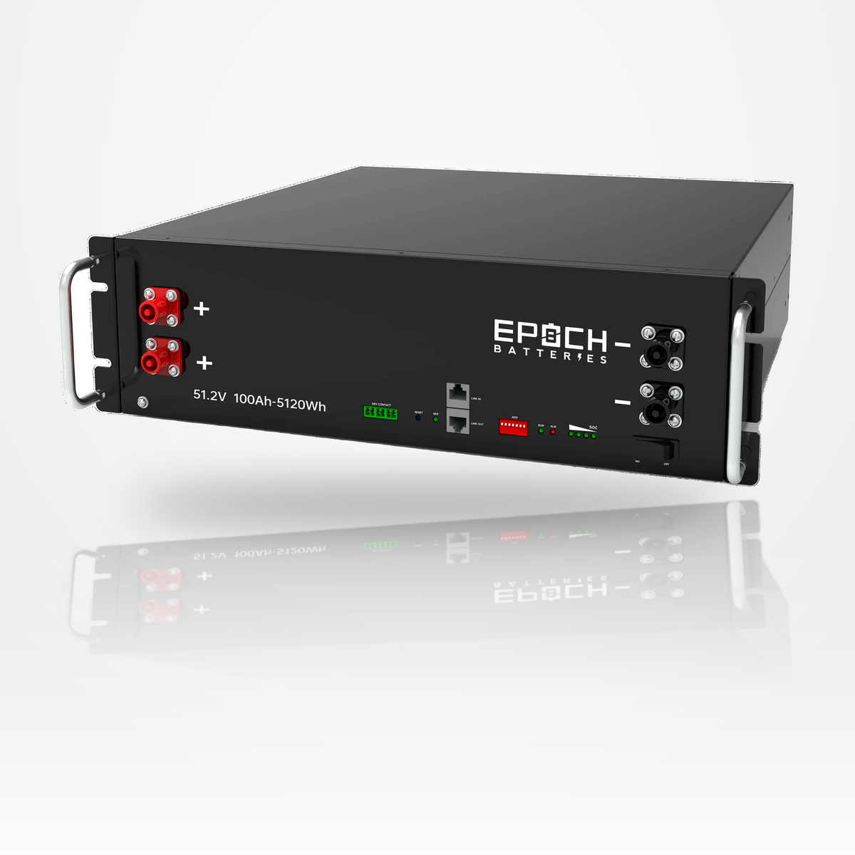 48V 100Ah (5.12kWh) - Self-Heating Server Rack Lithium Battery Epoch Batteries