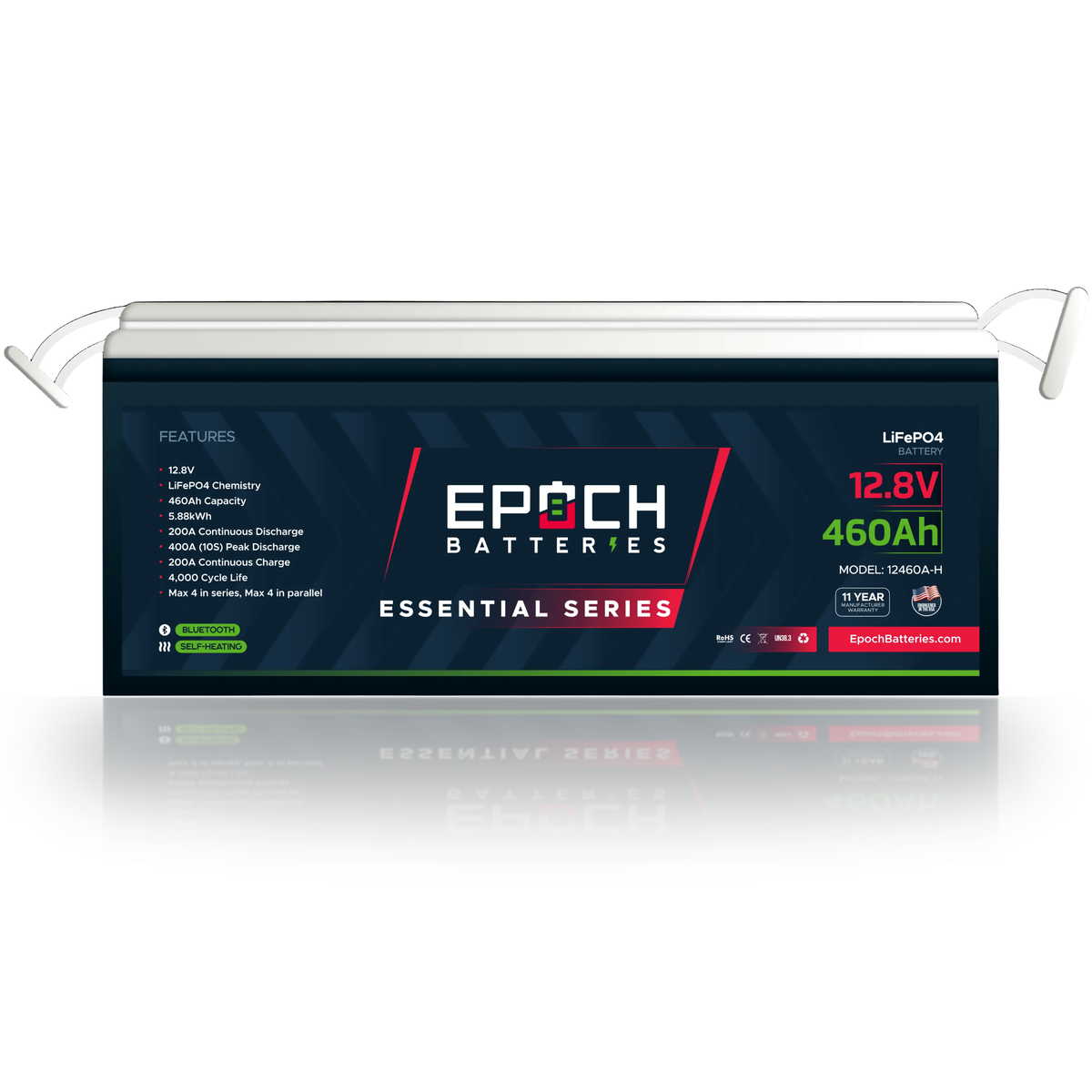12V 460Ah Essential Series LiFePO4 Battery (5.89kWh) Epoch Batteries