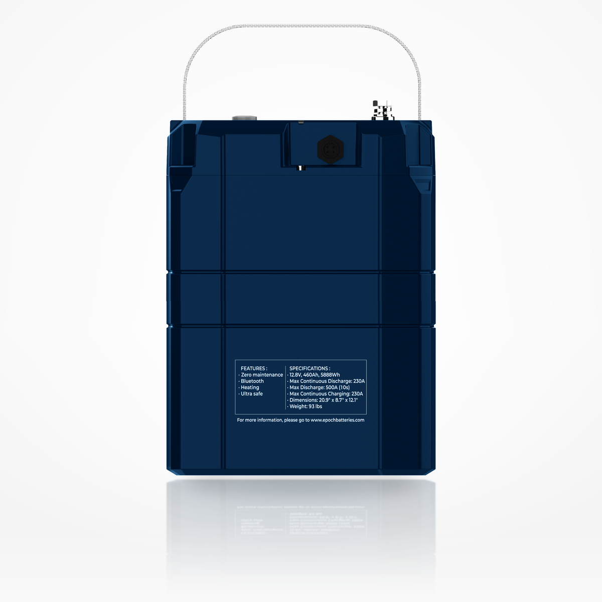 12V 460Ah V2-T Elite Series LiFePO4 Battery (5.89kWh) Epoch Batteries