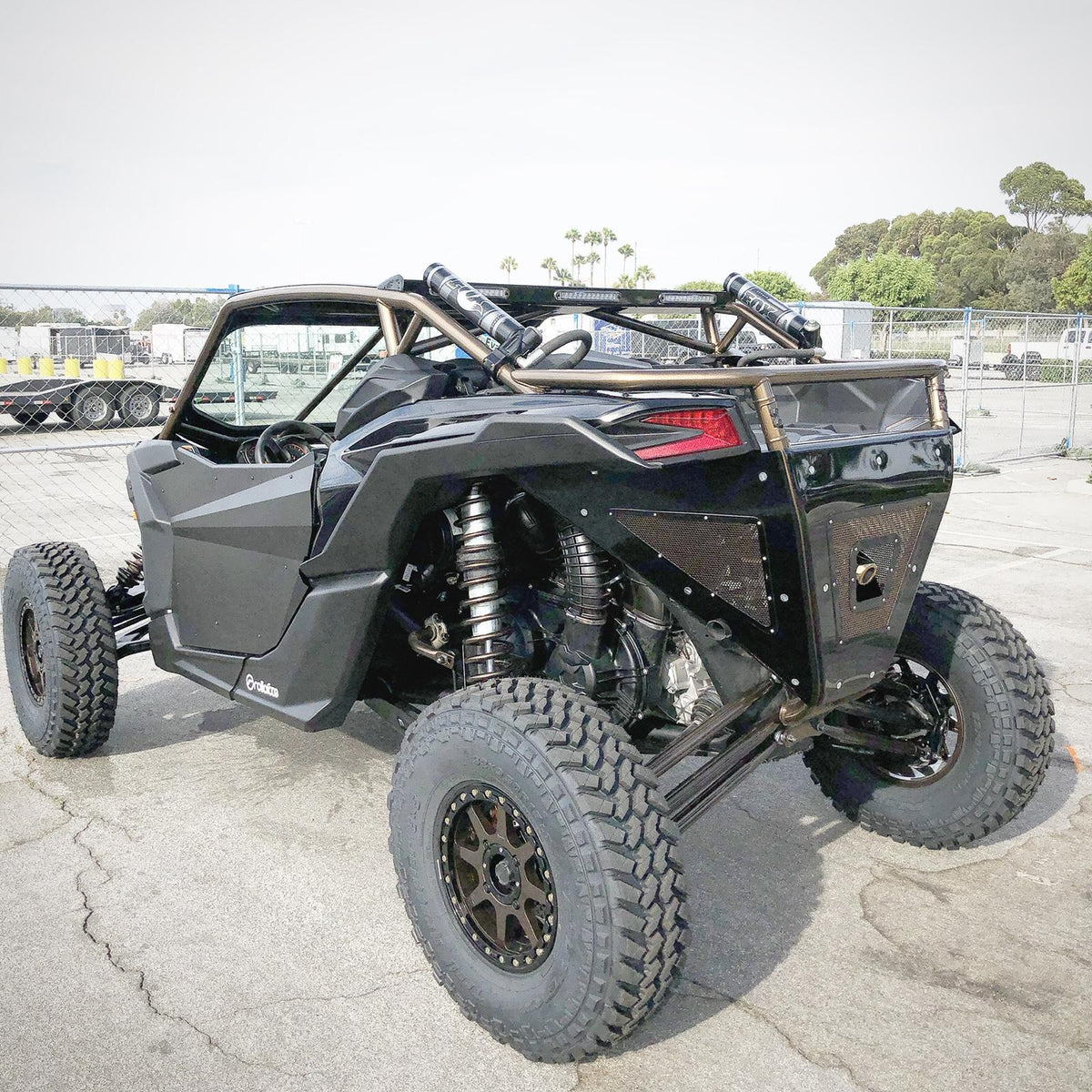 2017+ Can-Am Maverick X3 2DR Cage with Attached Rear Bumper UTV SPEED