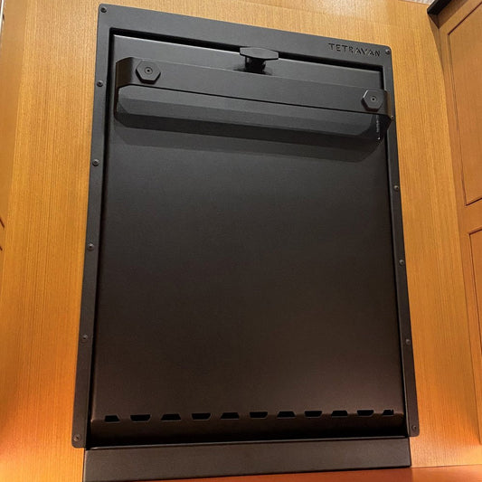 Tetravan Folding Shower 2.1 with Magnetic Zipped Curtain GoCode