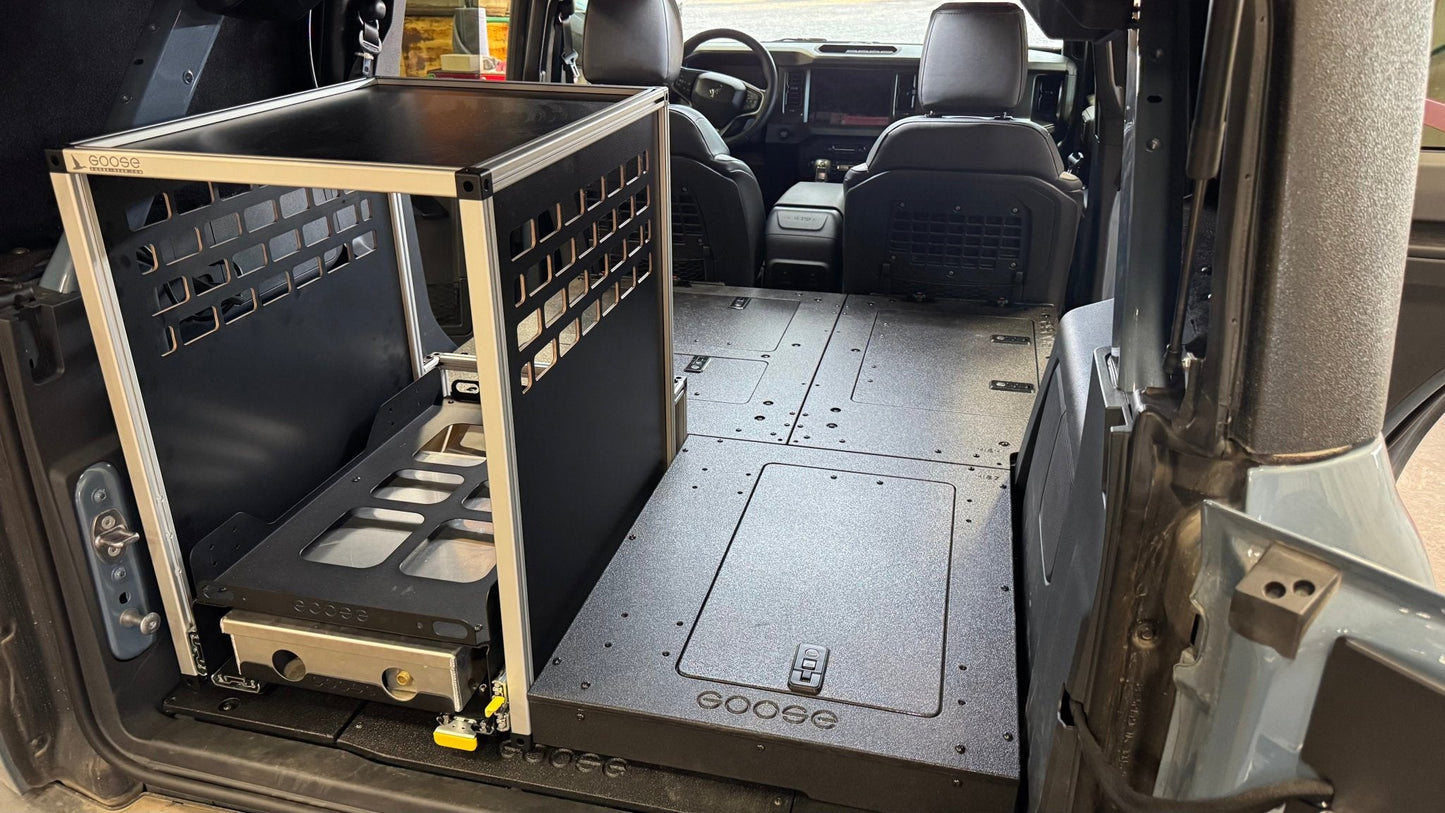 Ford - Bronco - 2021-Present - 6th Gen - 4 Door - Explore Series -  Seat Delete - Second Row - Low Profile