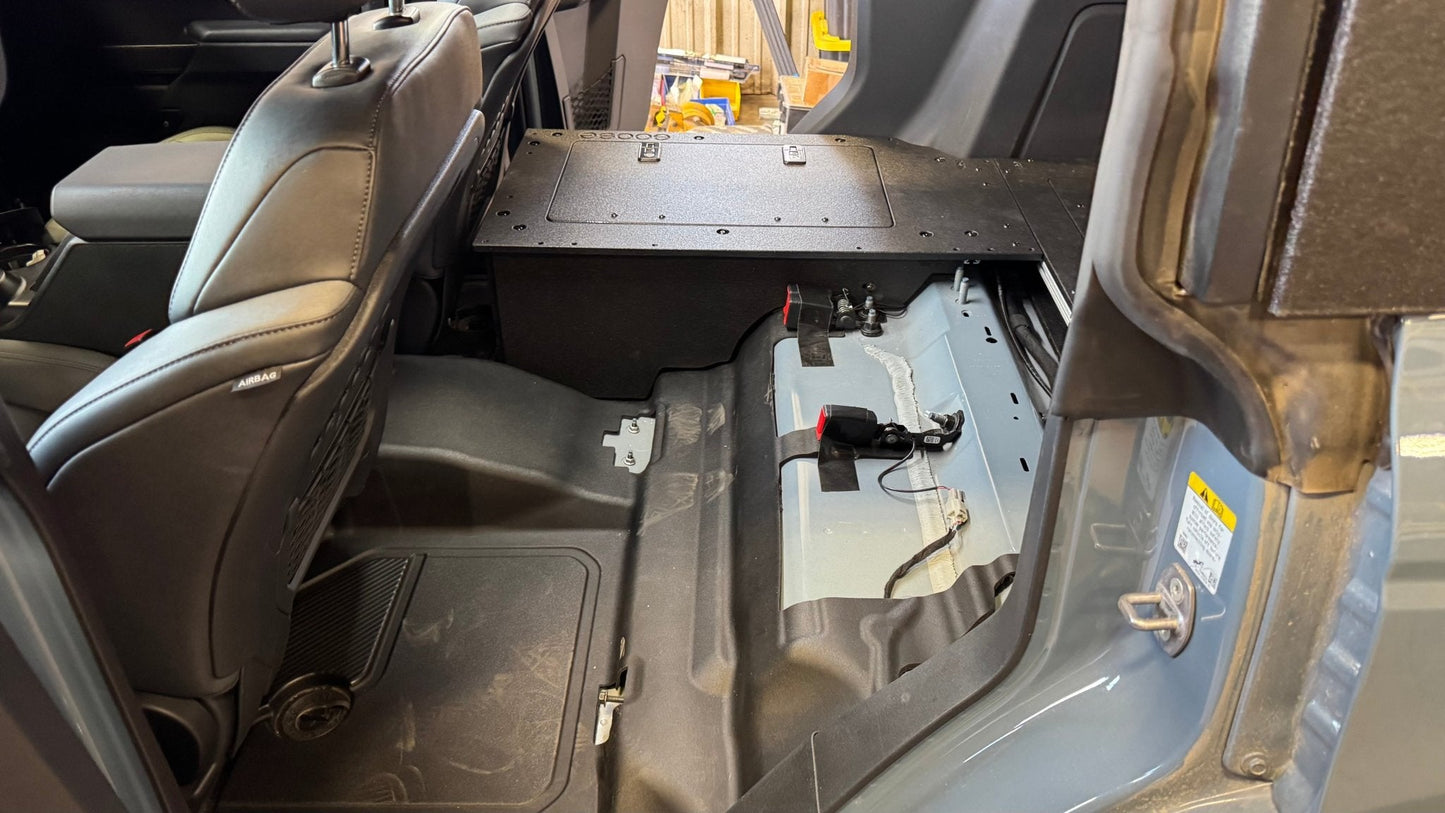 Ford - Bronco - 2021-Present - 6th Gen - 4 Door - Explore Series -  Seat Delete - Second Row - Low Profile