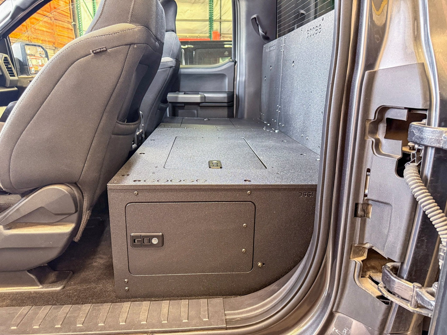 Ford - F-150 - 2015-Present - 13th & 14th Gen - Explore Series - SuperCab - Second Row - HIGH Seat Delete Plate System - Without Subwoofer Goose Gear