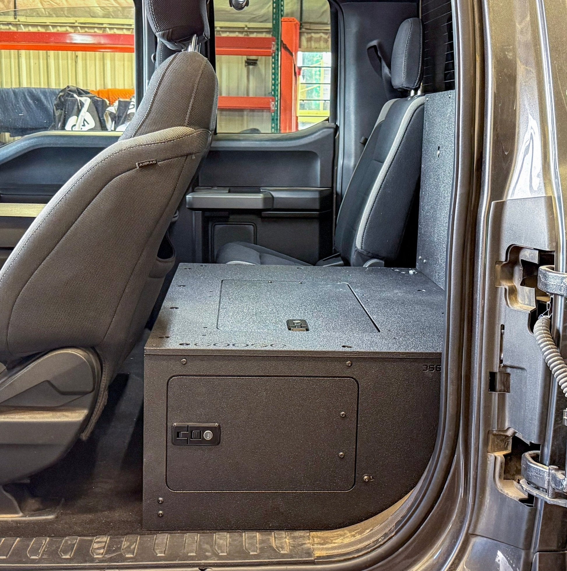 Ford - F-150 - 2015-Present - 13th & 14th Gen - Explore Series - SuperCab - Second Row - HIGH Seat Delete Plate System - Without Subwoofer Goose Gear