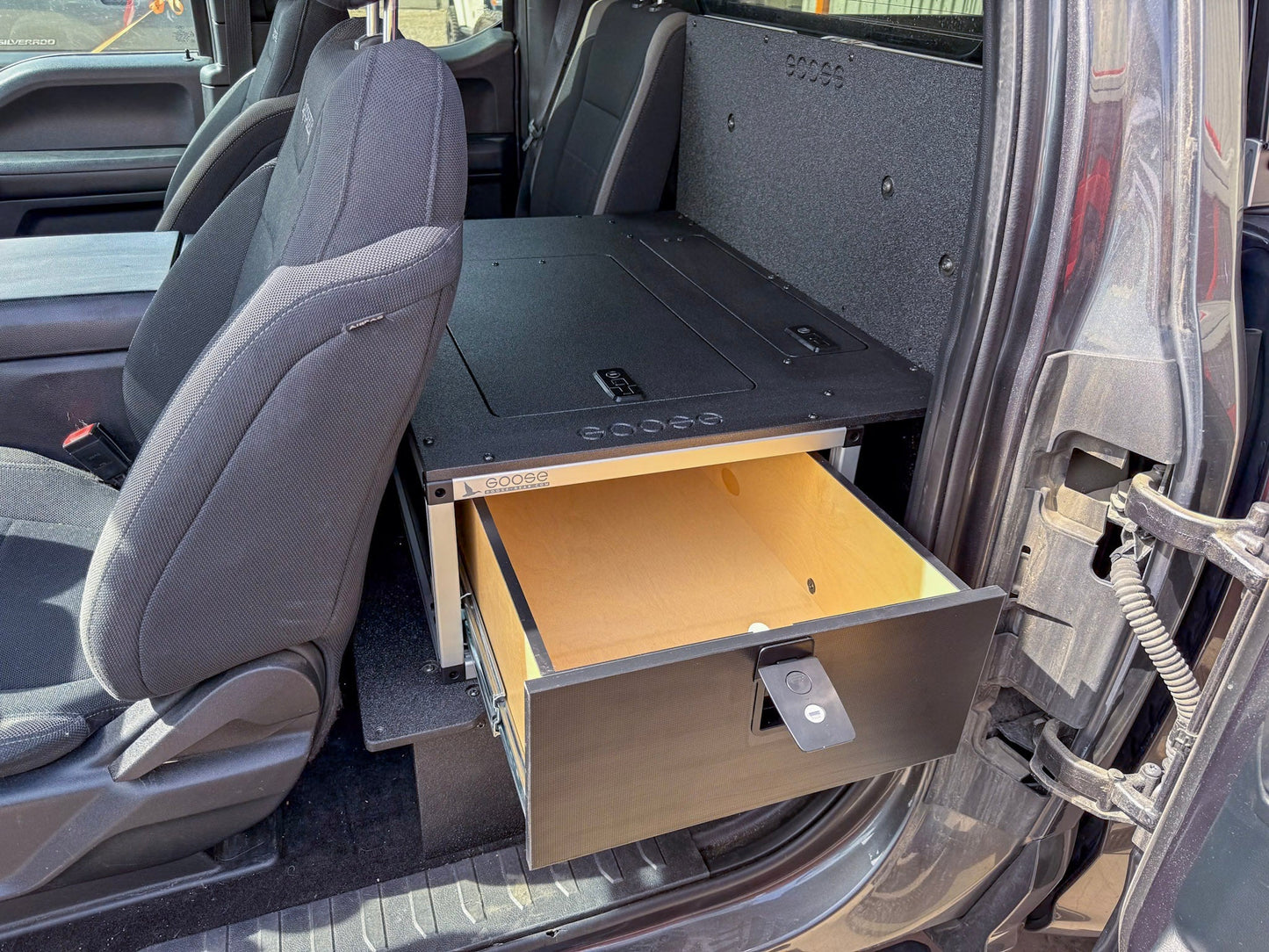 Ford - F150 - 2015-Present - 13th-14th Gen - Super Cab - without the center mounted B&O Subwoofer - Explore Series - Single Drawer Module - With Fitted Top Plate