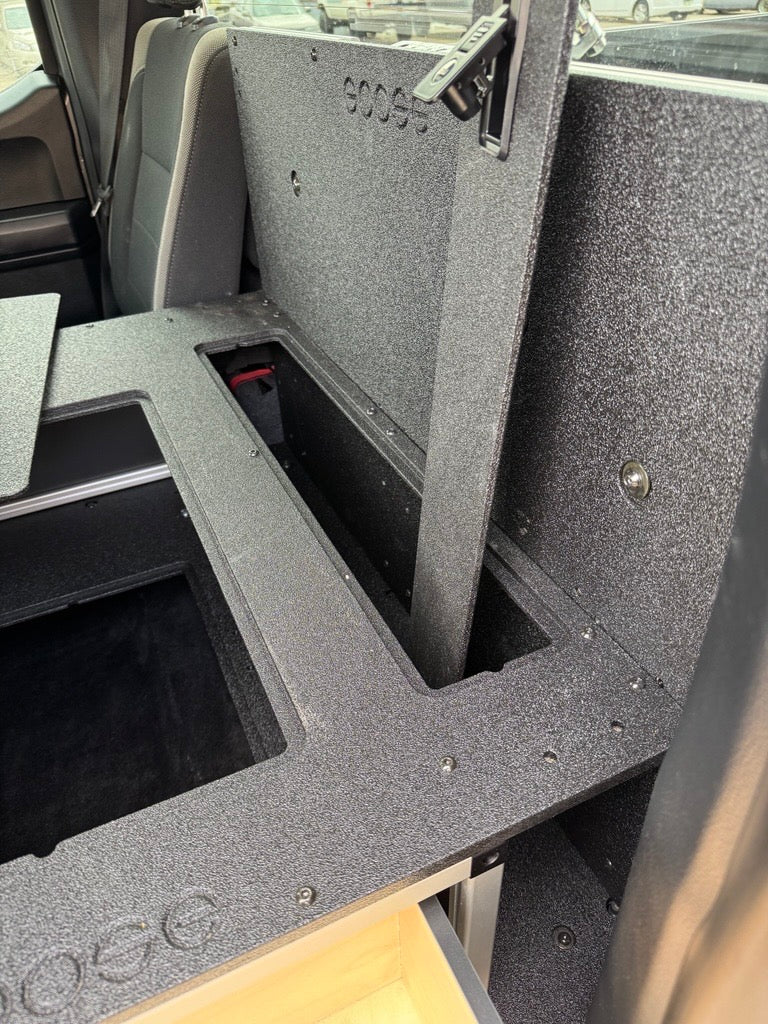 Ford - F150 - 2015-Present - 13th-14th Gen - Super Cab - without the center mounted B&O Subwoofer - Explore Series - Single Drawer Module - With Fitted Top Plate