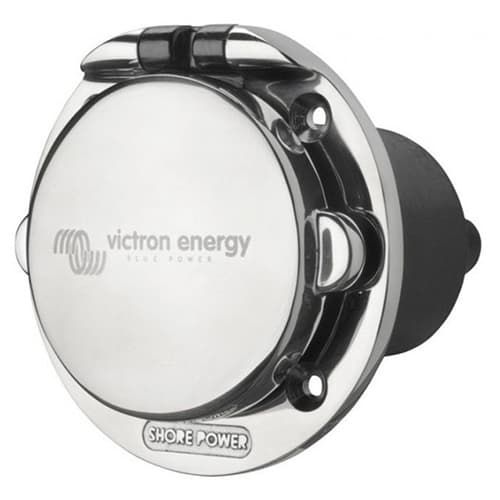 Victron Power Inlet stainless steel with cover 32A/250Vac (2p/3w) [SHP303202000]