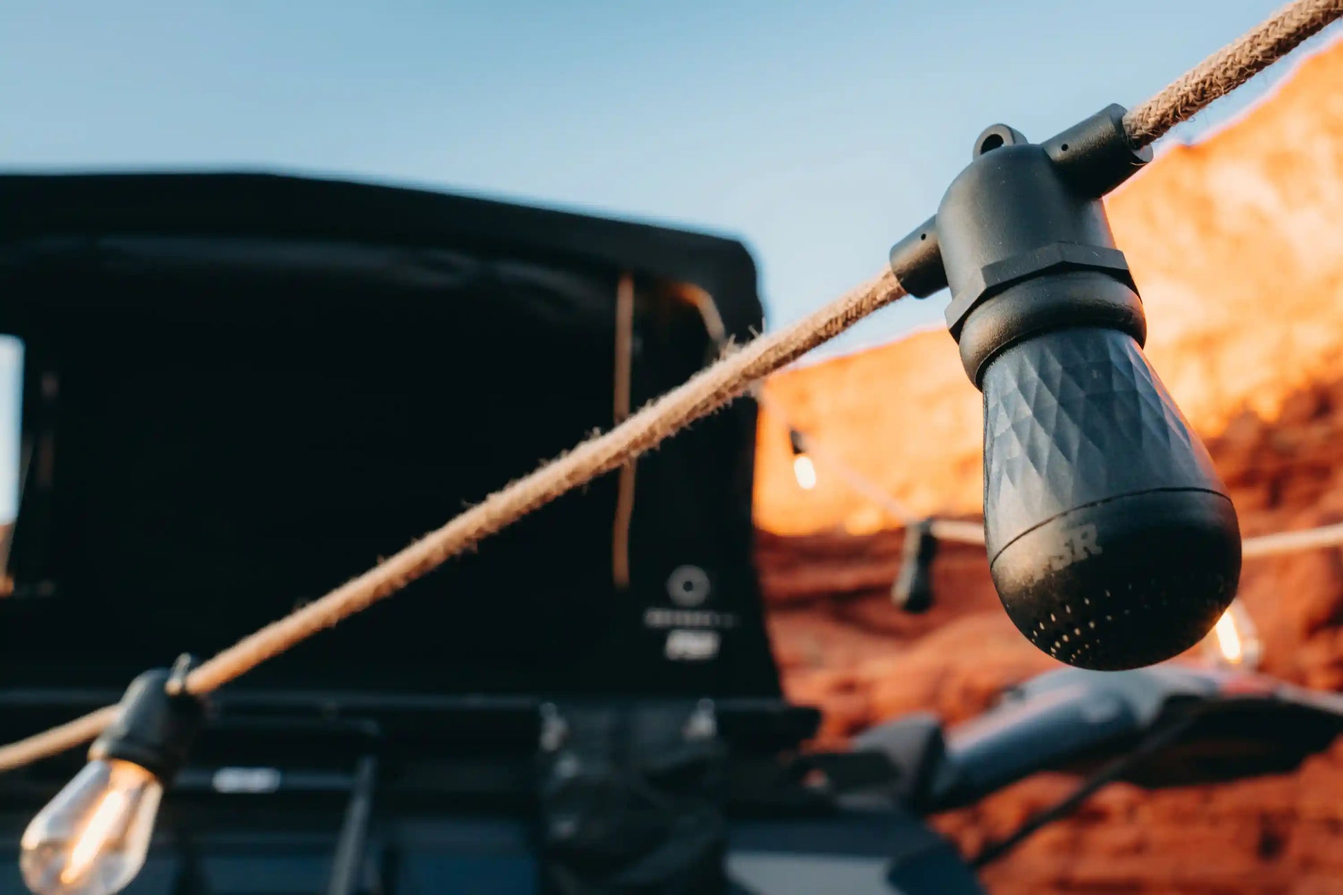 Camping String Lights with Speakers Freespirit Recreation