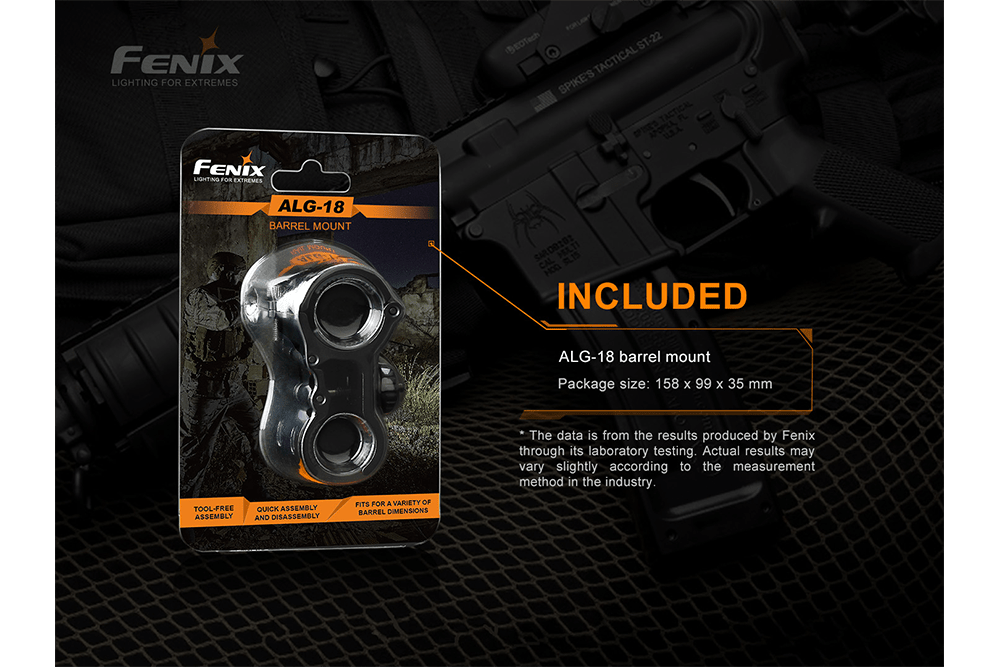Fenix ALG-18 Flashlight Barrel Mount Fenix Store