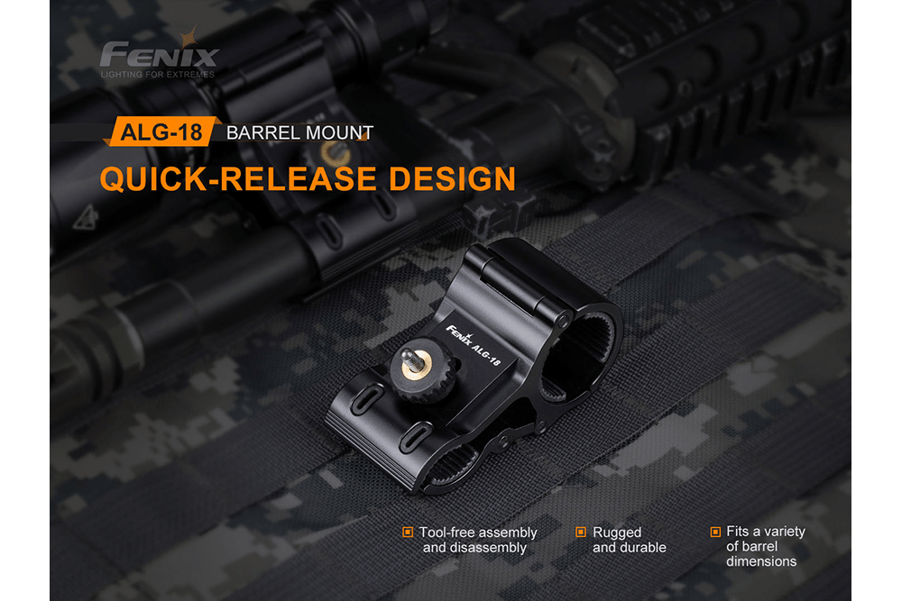 Fenix ALG-18 Flashlight Barrel Mount Fenix Store