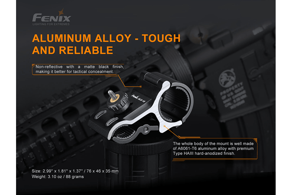 Fenix ALG-18 Flashlight Barrel Mount Fenix Store