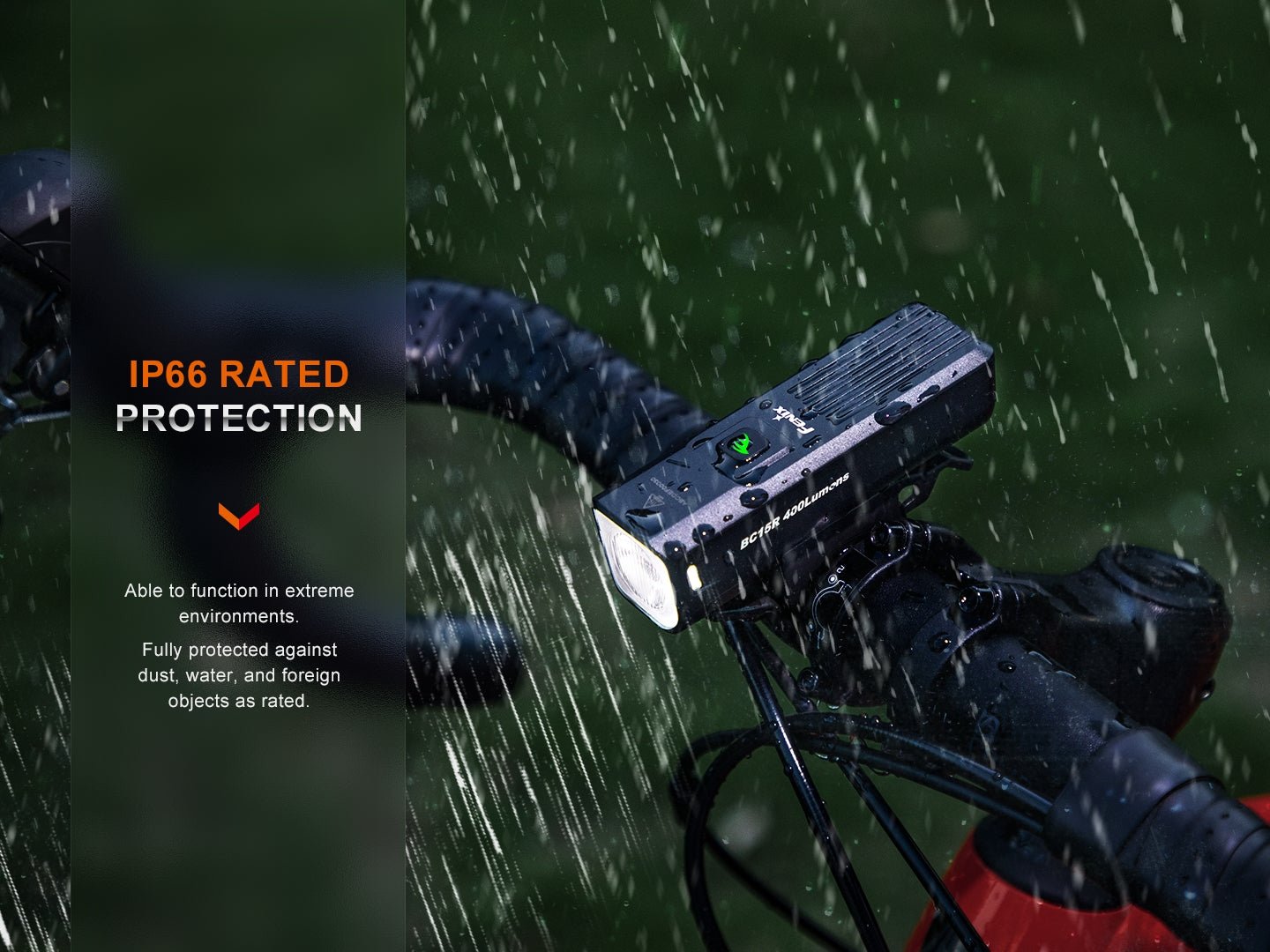 Fenix BC15R Lightweight Rechargeable Bicycle Light Fenix Store