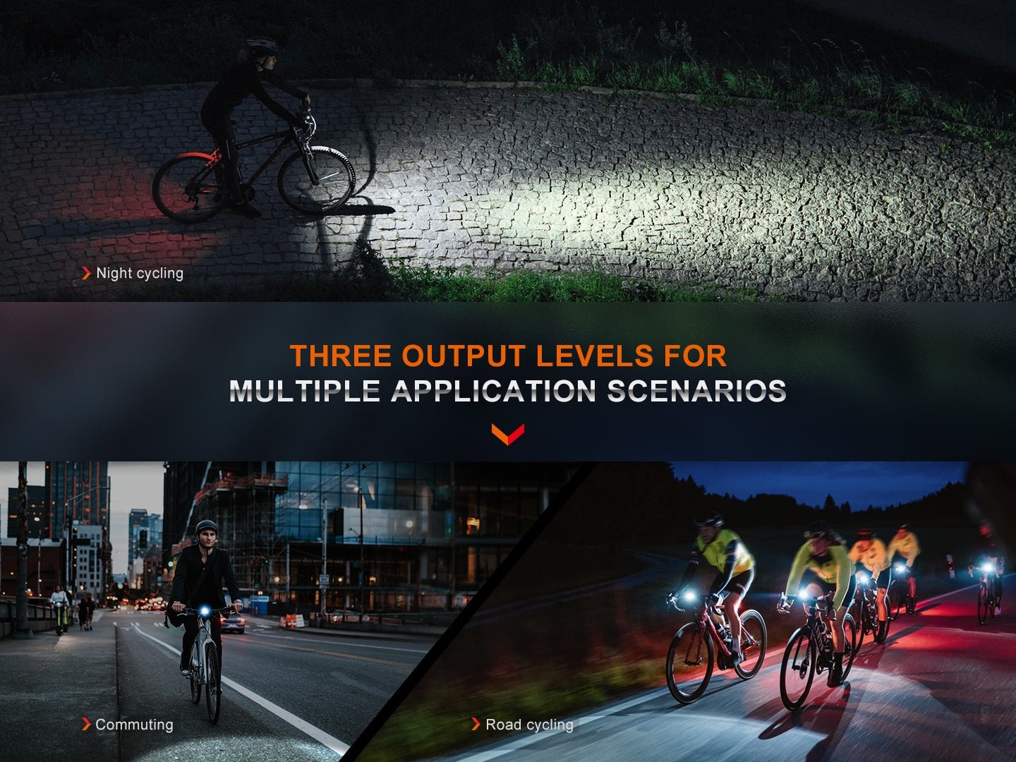 Fenix BC15R Lightweight Rechargeable Bicycle Light Fenix Store