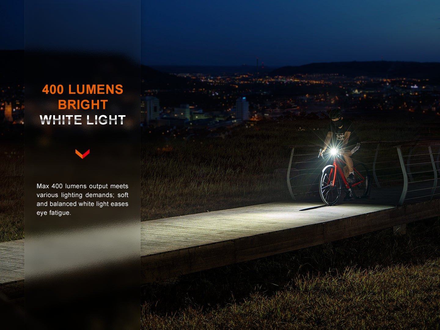 Fenix BC15R Lightweight Rechargeable Bicycle Light Fenix Store