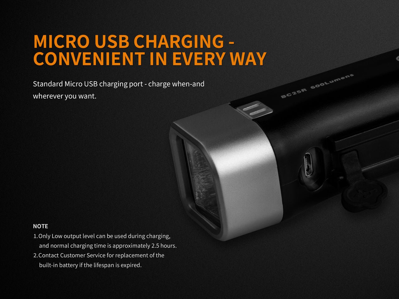Fenix BC25R LED Bike Light Fenix Store