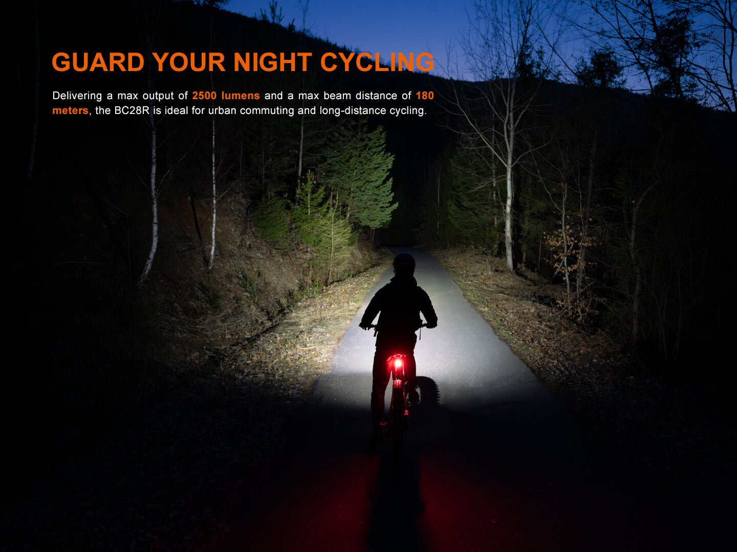 Fenix BC28R Smart Head & Tail Bike Light Combo Fenix Store
