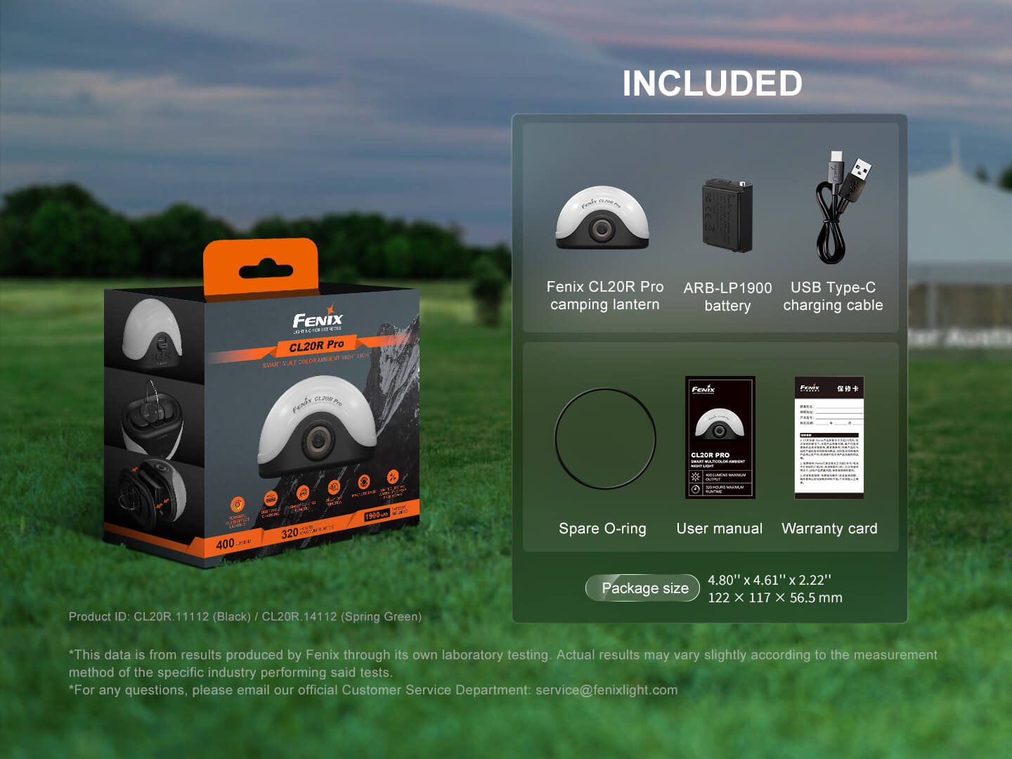 CL20R Pro Smart Multicolor Camping Lantern Fenix Store