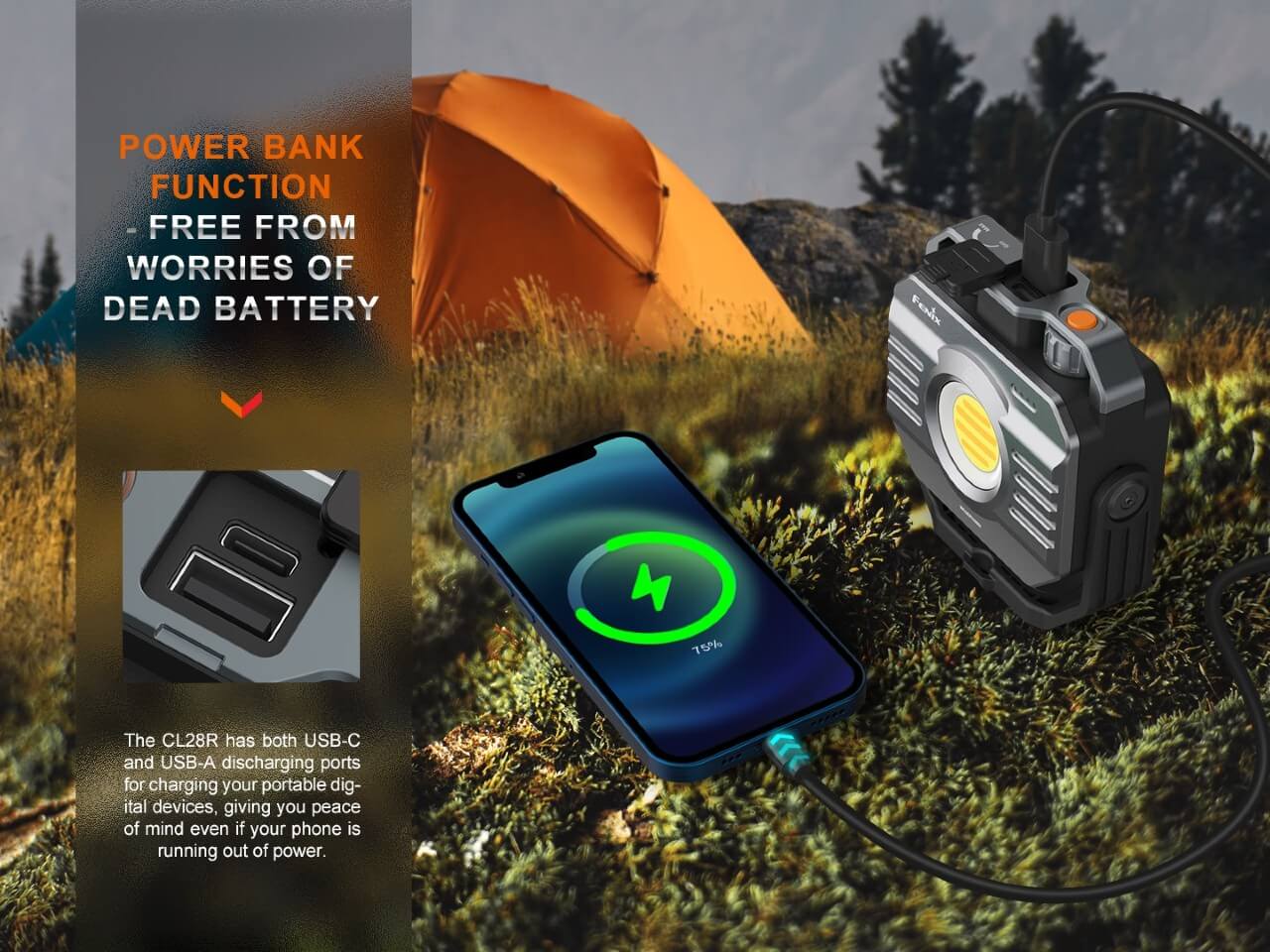 Fenix CL28R Multifunctional Outdoor LED Lantern Fenix Store