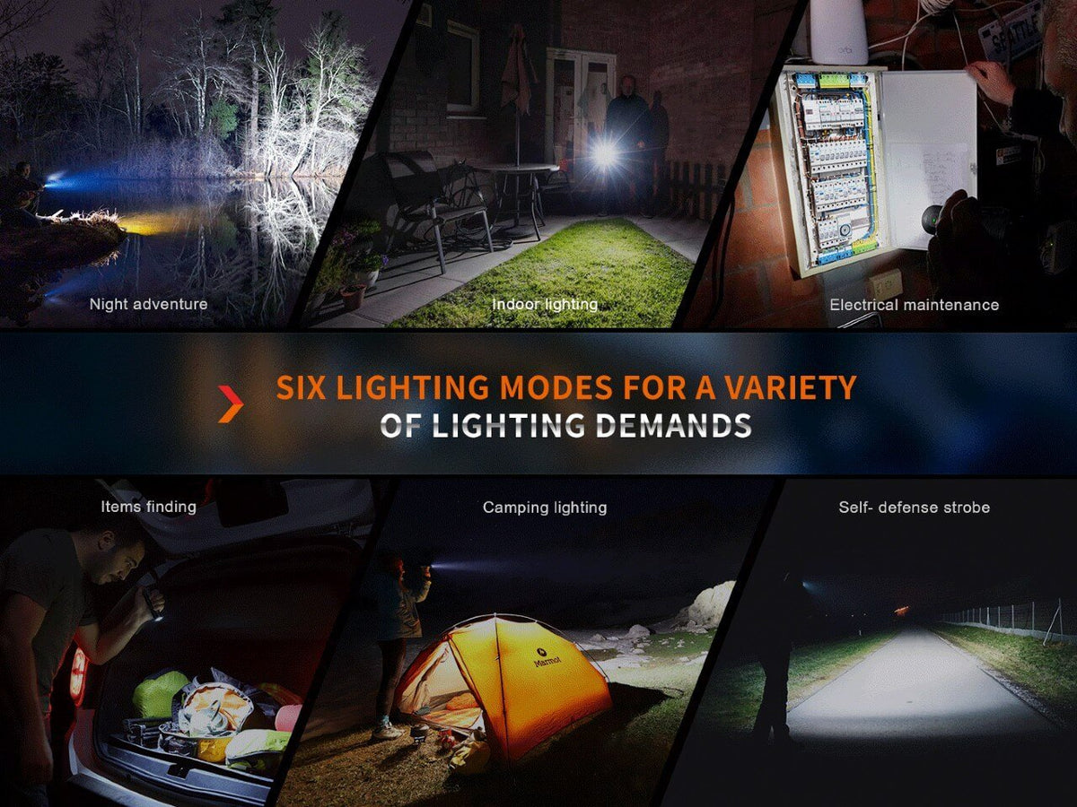 Fenix E35R High-Performance Rechargeable LED Flashlight Fenix Store