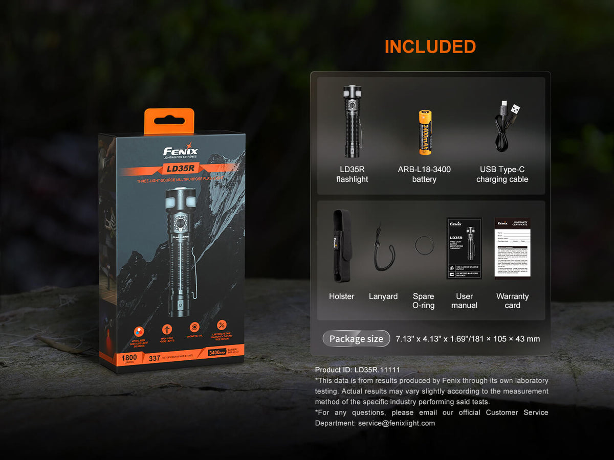 Fenix LD35R High Performance Multimode Flashlight Fenix Store