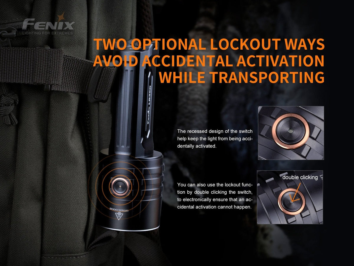 Fenix LR35R Rechargeable LED Flashlight - 10,000 Lumens Fenix Store