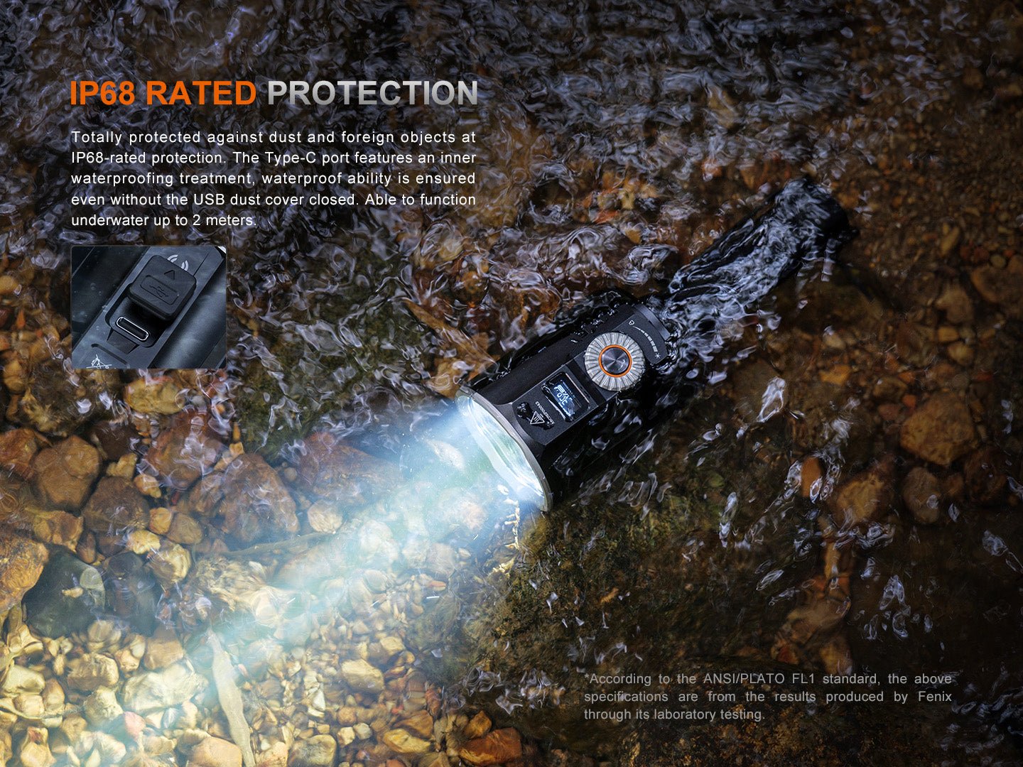 Fenix LR36R White Laser Searching Flashlight Fenix Store
