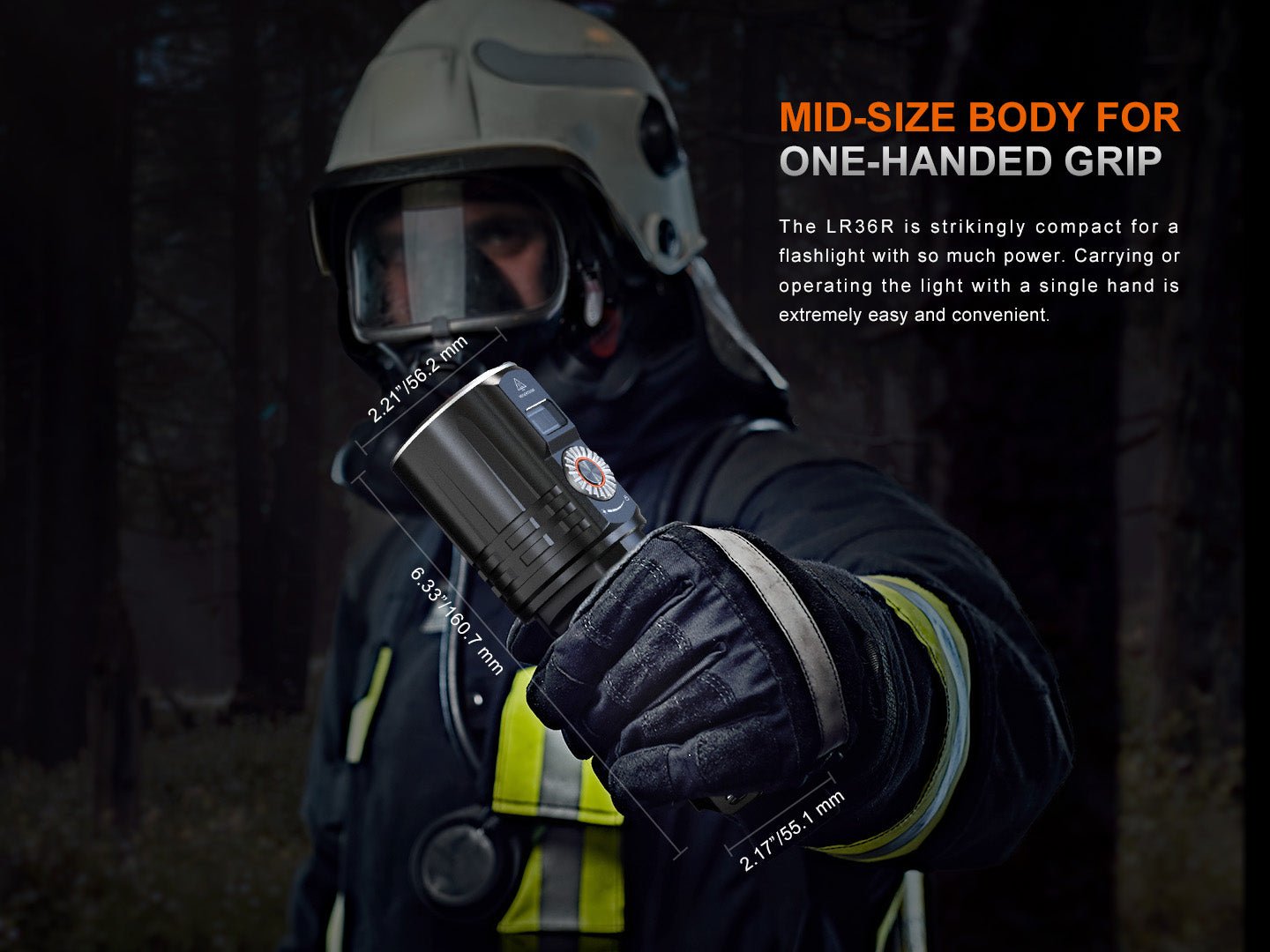 Fenix LR36R White Laser Searching Flashlight Fenix Store