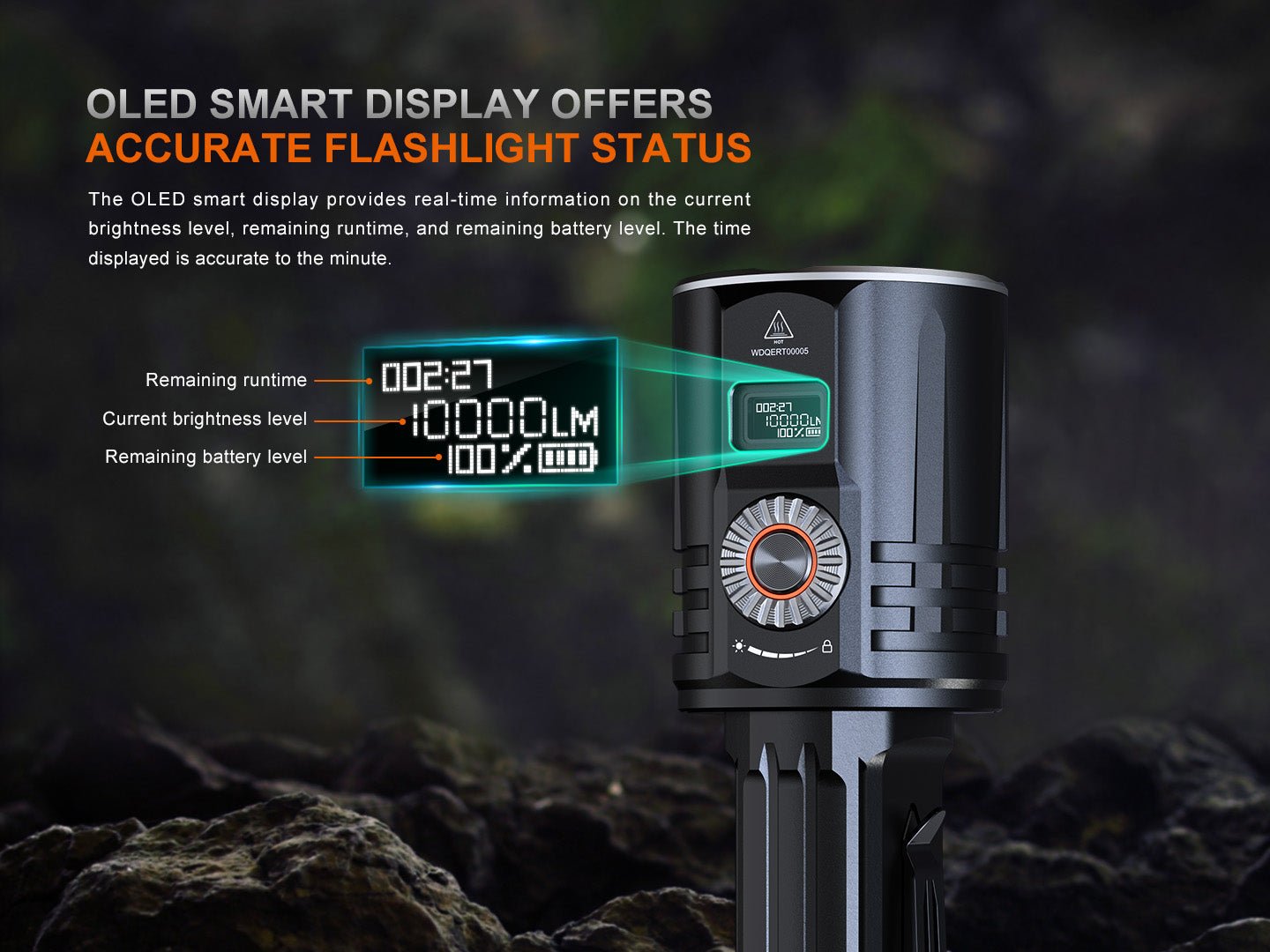 Fenix LR36R White Laser Searching Flashlight Fenix Store