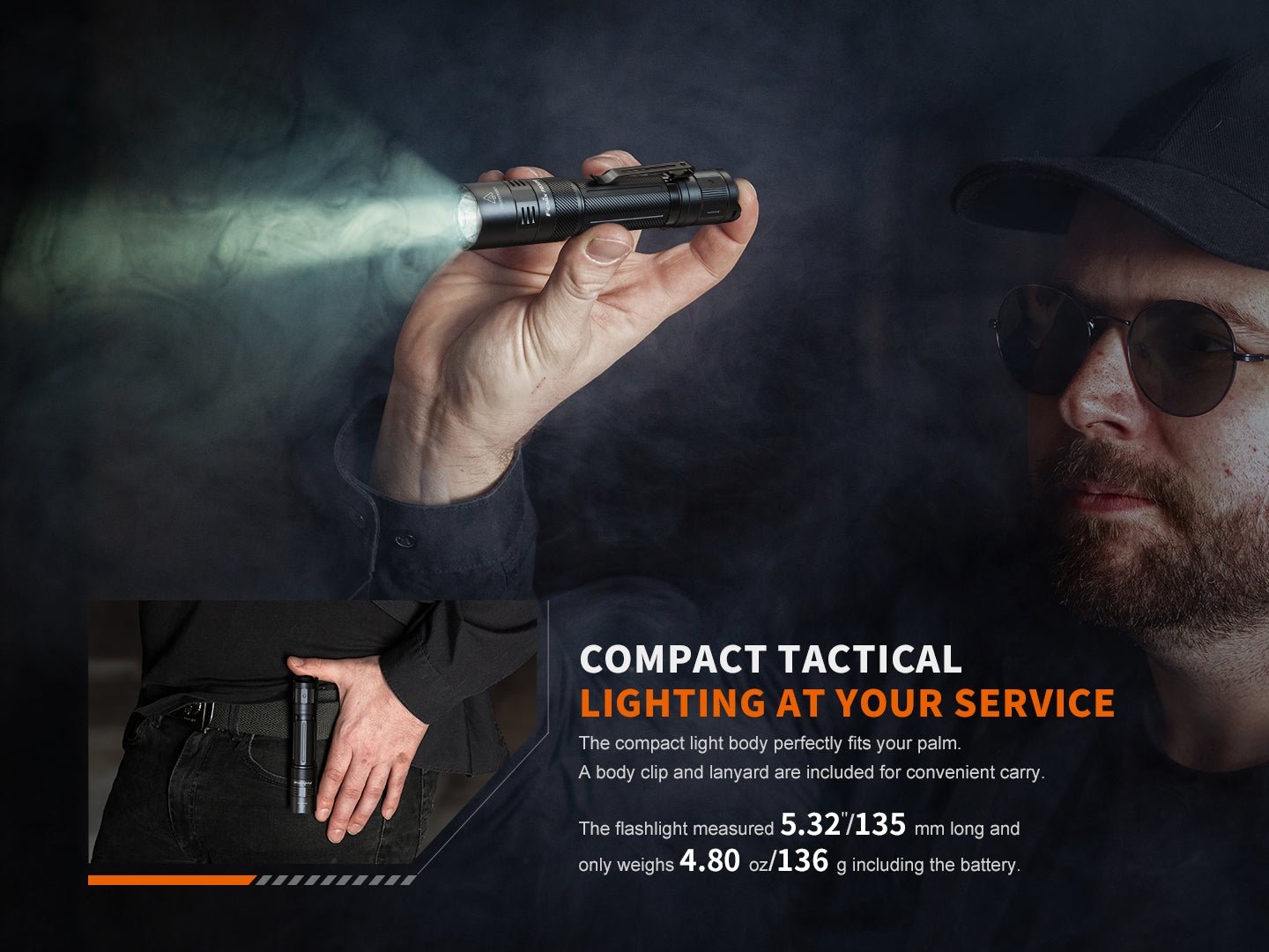 Fenix PD32R Rechargeable Silent Switch LED Flashlight Fenix Store