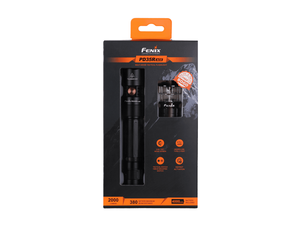 Fenix PD35R ACE Multi-mode Tactical Flashlight Fenix Store