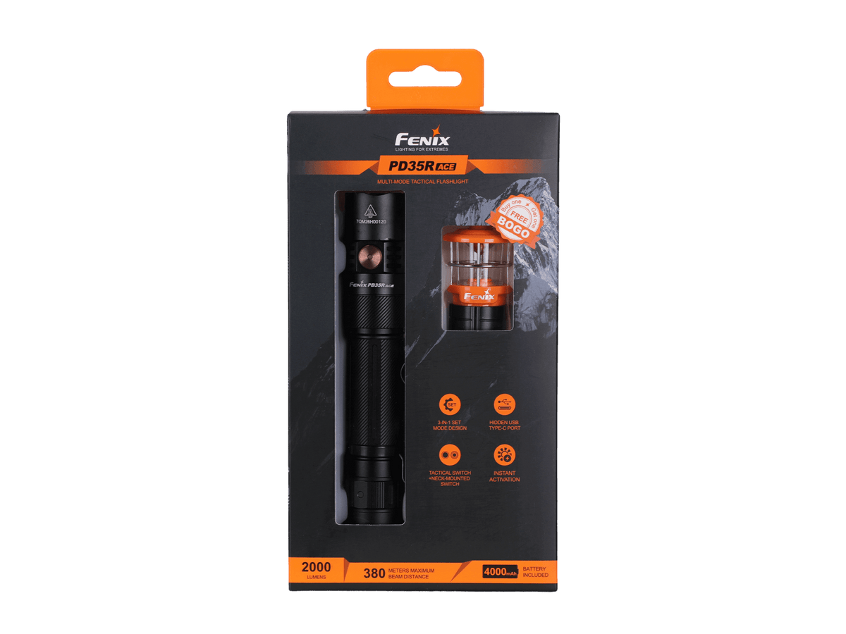 Fenix PD35R ACE Multi-mode Tactical Flashlight Fenix Store