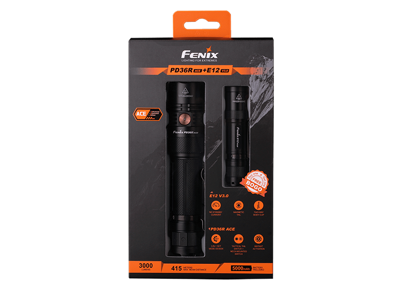 Fenix PD36R ACE Customizable Multi-Mode Flashlight Fenix Store