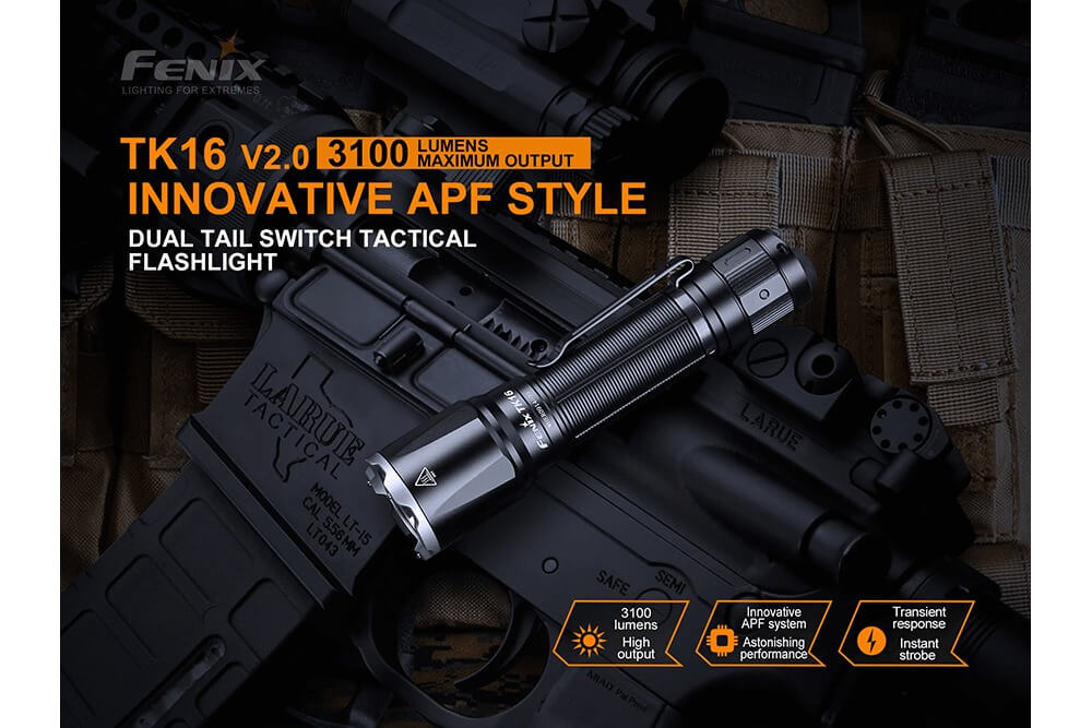 Fenix TK16 V2.0 Tactical Flashlight - 3100 Lumens Fenix Store