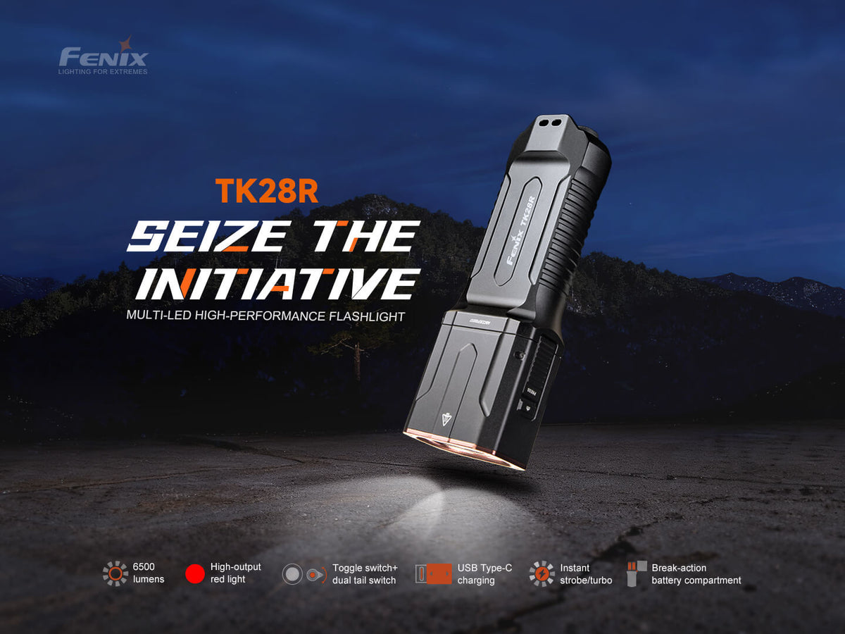 Fenix TK28R Multi-LED High-Performance Flashlight - 6500 Lumens Fenix Store