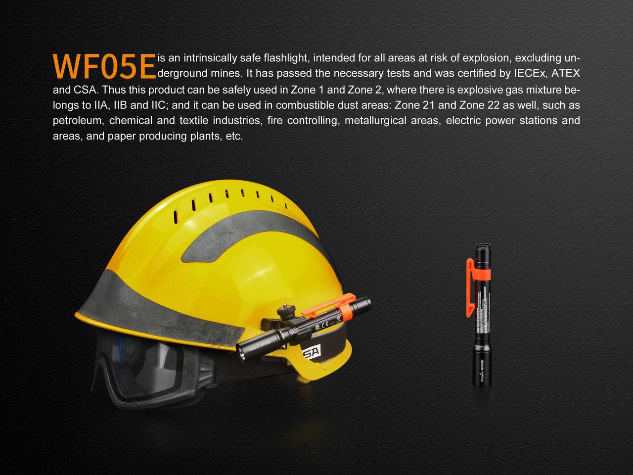 Fenix WF05E Intrinsically Safe Flashlight Fenix Store