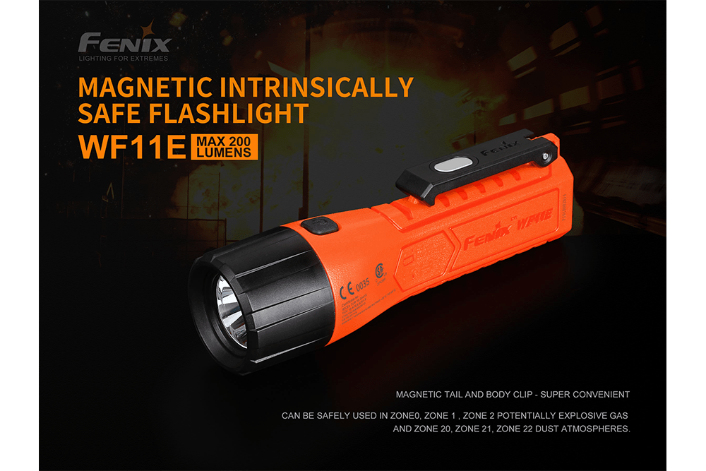 Fenix WF11E Intrinsically Safe Flashlight Fenix Store