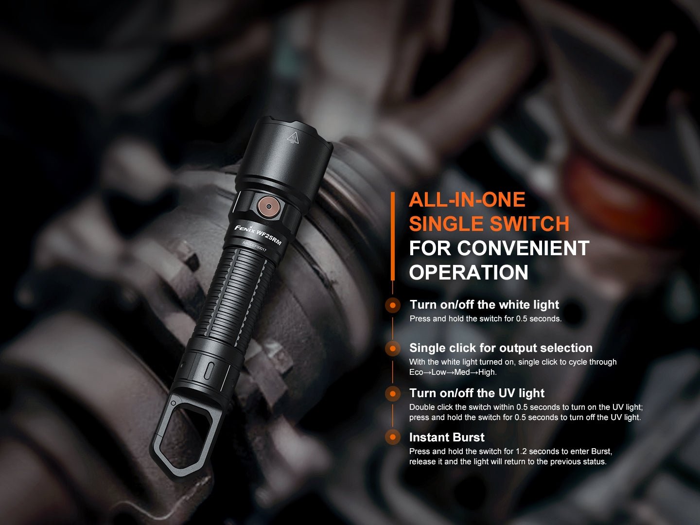 Fenix WF25RM Multifunctional Cradle Charging Duty Light Fenix Store