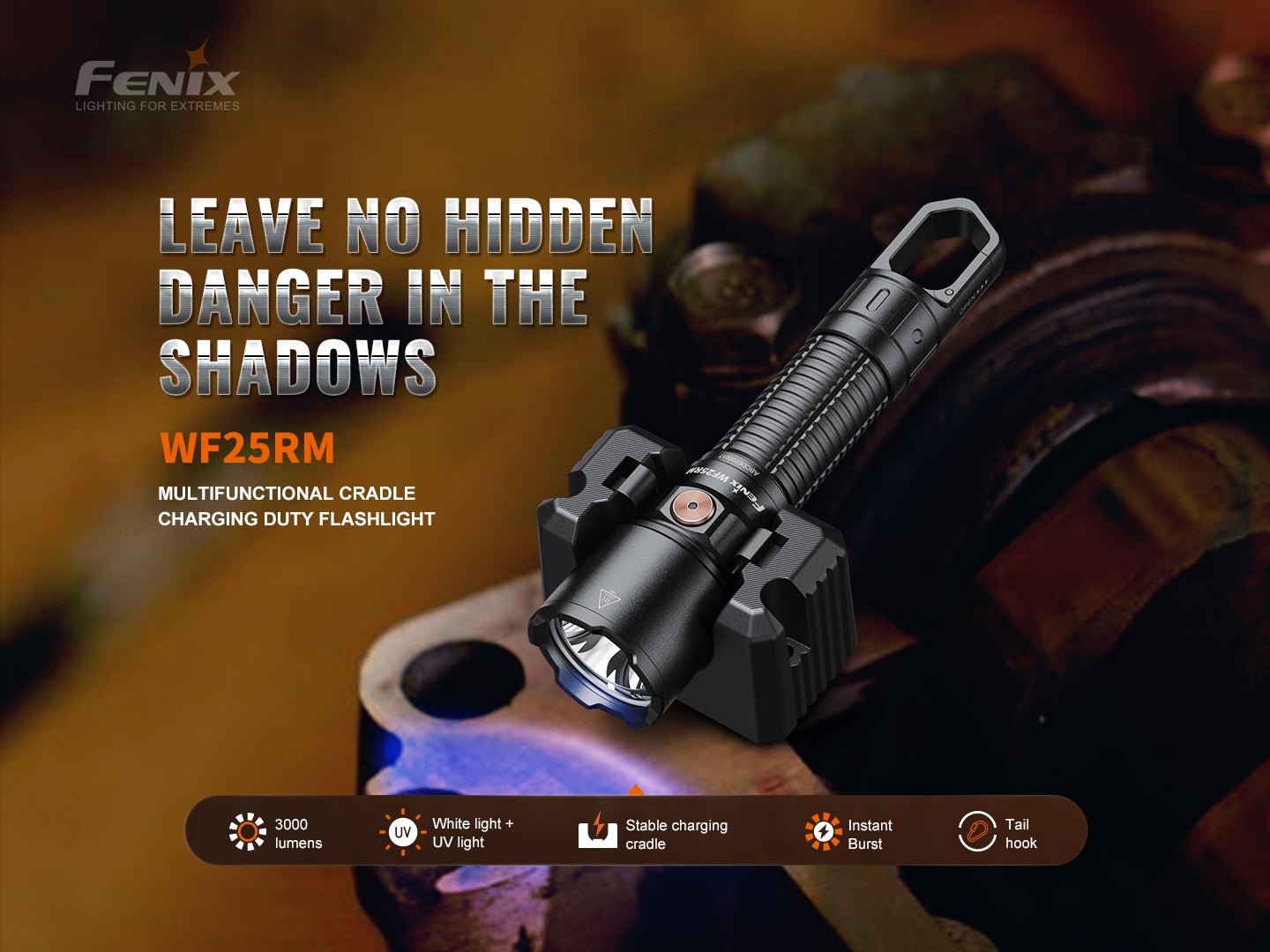 Fenix WF25RM Multifunctional Cradle Charging Duty Light Fenix Store
