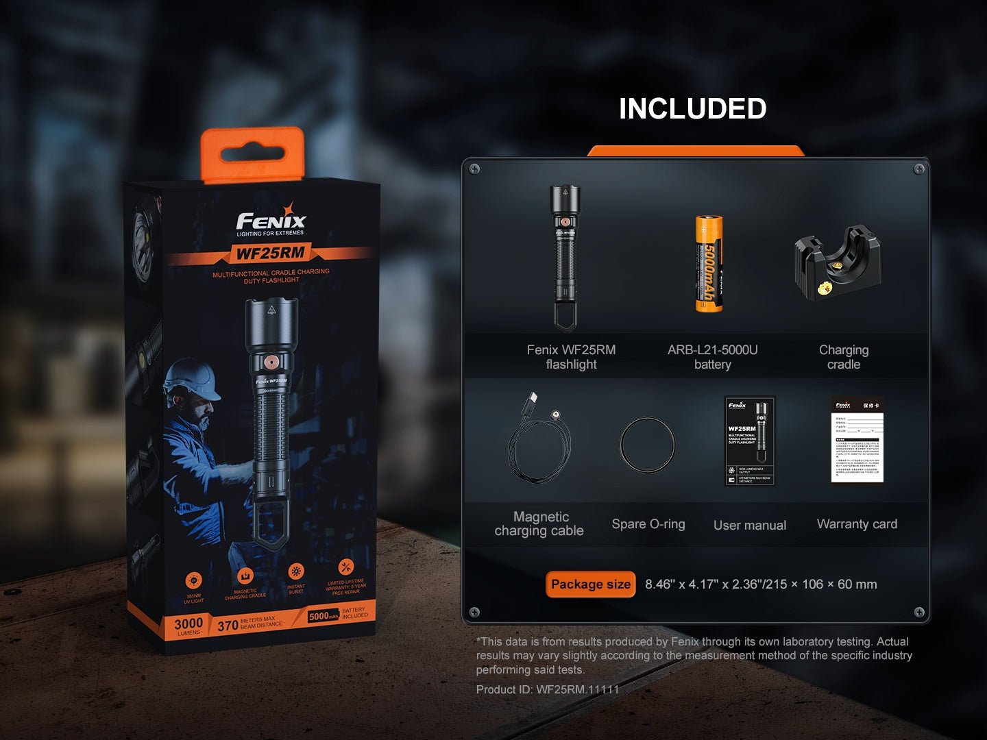 Fenix WF25RM Multifunctional Cradle Charging Duty Light Fenix Store